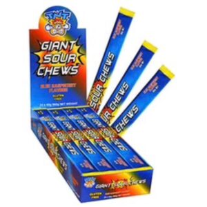 TNT Giant Sour Chews - Blue Raspberry