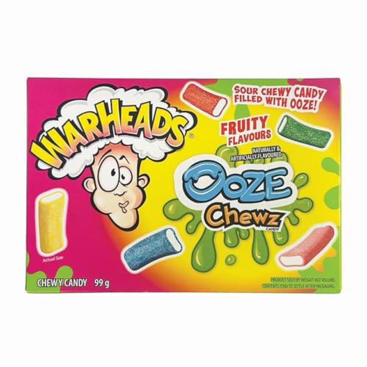 Warheads Ooze Chews Theatre Box